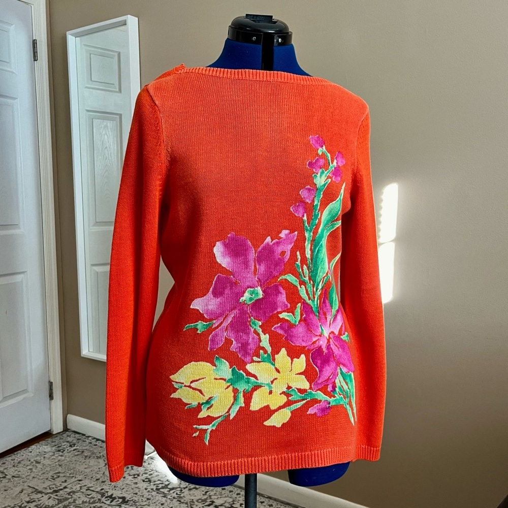GORGEOUS NWT painted Ralph Lauren sweater, never worn